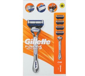 Gillette Fusion 5 Sport + 4 scheermesjes Gillette Fusion 5 Sport + 4 scheermesjes