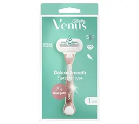 Gillette Venus Pink Gold Sensitive + 1 scheermesje Gillette Venus Pink Gold Sensitive + 1 scheermesje