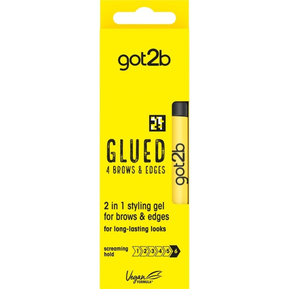 Got2b Got2b - 16 ml.Glued 4 Brows and Edges (Black) Got2b Got2b - 16 ml.Glued 4 Brows and Edges (Black)