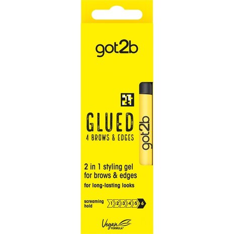 Got2b Got2b - 16 ml.Glued 4 Brows and Edges (Black) Got2b Got2b - 16 ml.Glued 4 Brows and Edges (Black)