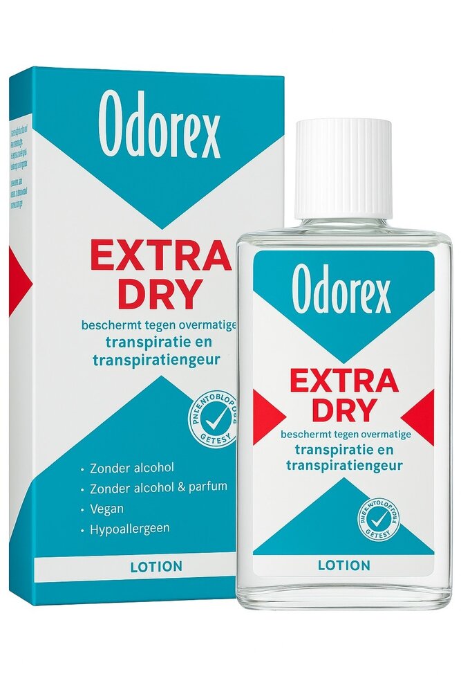 Odorex Odorex Anti Transpirant Lotion - 50ml Extra Dry voor optimale bescherming Odorex Odorex Anti Transpirant Lotion - 50ml Extra Dry voor optimale bescherming