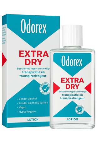 Odorex Odorex Anti Transpirant Lotion - 50ml Extra Dry voor optimale bescherming Odorex Odorex Anti Transpirant Lotion - 50ml Extra Dry voor optimale bescherming