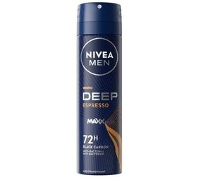 Nivea Nivea Deospray 150ml MEN Deep Black CarbonEspresso Nivea Nivea Deospray 150ml MEN Deep Black CarbonEspresso