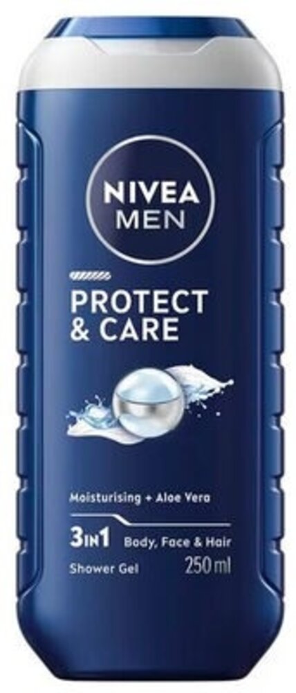 Nivea Nivea Shower 250 ml - MEN Protect & Care FM voor mannen Nivea Nivea Shower 250 ml - MEN Protect & Care FM voor mannen