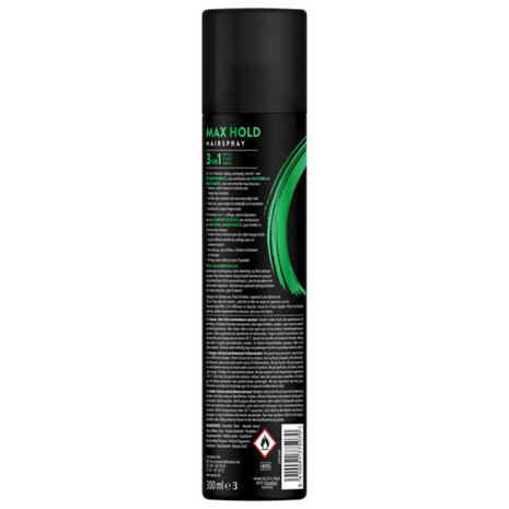 Syoss Syoss HaarSpray 300 ml. (Nieuw) Max Hold – sterke fixatie voor dagelijkse styling Syoss Syoss HaarSpray 300 ml. (Nieuw) Max Hold – sterke fixatie voor dagelijkse styling