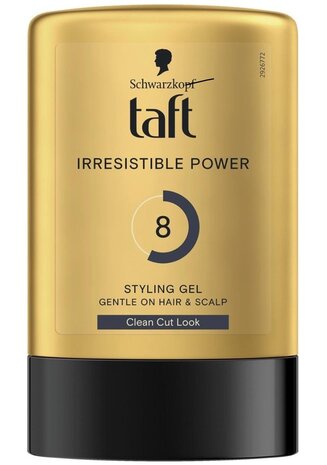 Taft Taft Gel 300 ml - Irresistible Power Tottle Nr. 8 voor styling Taft Taft Gel 300 ml - Irresistible Power Tottle Nr. 8 voor styling