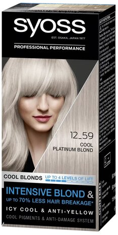 syoss Syoss Color Creme Nr. 12-59 (Cool Platinum Blond) syoss Syoss Color Creme Nr. 12-59 (Cool Platinum Blond)