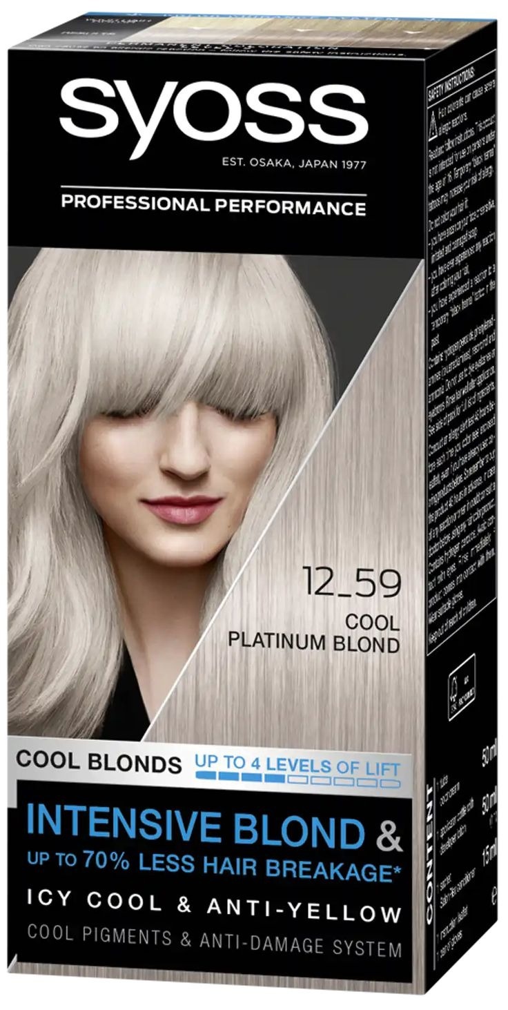 syoss Syoss Color Creme Nr. 12-59 Cool Platinum Blond