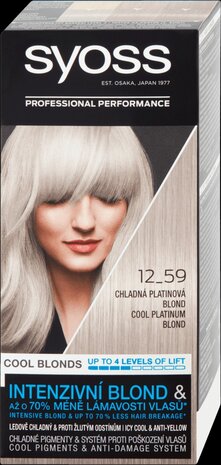 syoss Syoss Color Creme Nr. 12-59 (Cool Platinum Blond) syoss Syoss Color Creme Nr. 12-59 (Cool Platinum Blond)