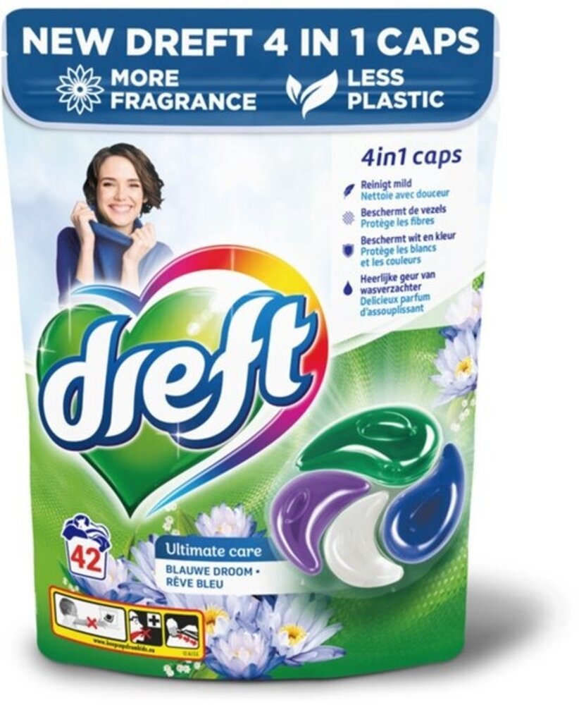 Dreft Dreft 4in1 Pods '16 Blue Dream - vaatwaspods Dreft Dreft 4in1 Pods '16 Blue Dream - vaatwaspods
