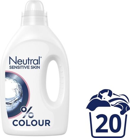 Neutral Neutral Vloeibaar Wasmiddel Kleur 20 Wasbeurten 1 liter Neutral Neutral Vloeibaar Wasmiddel Kleur 20 Wasbeurten 1 liter
