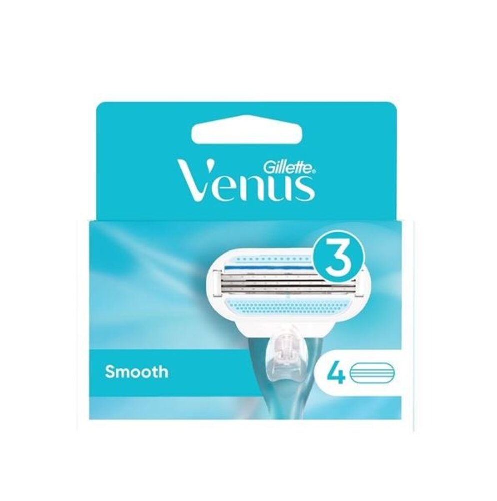 Gillette Gillette Scheermesjes Venus Smooth - 4 stuks Gillette Gillette Scheermesjes Venus Smooth - 4 stuks