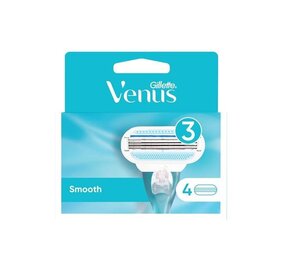 Gillette Gillette Scheermesjes Venus Smooth - 4 stuks Gillette Gillette Scheermesjes Venus Smooth - 4 stuks