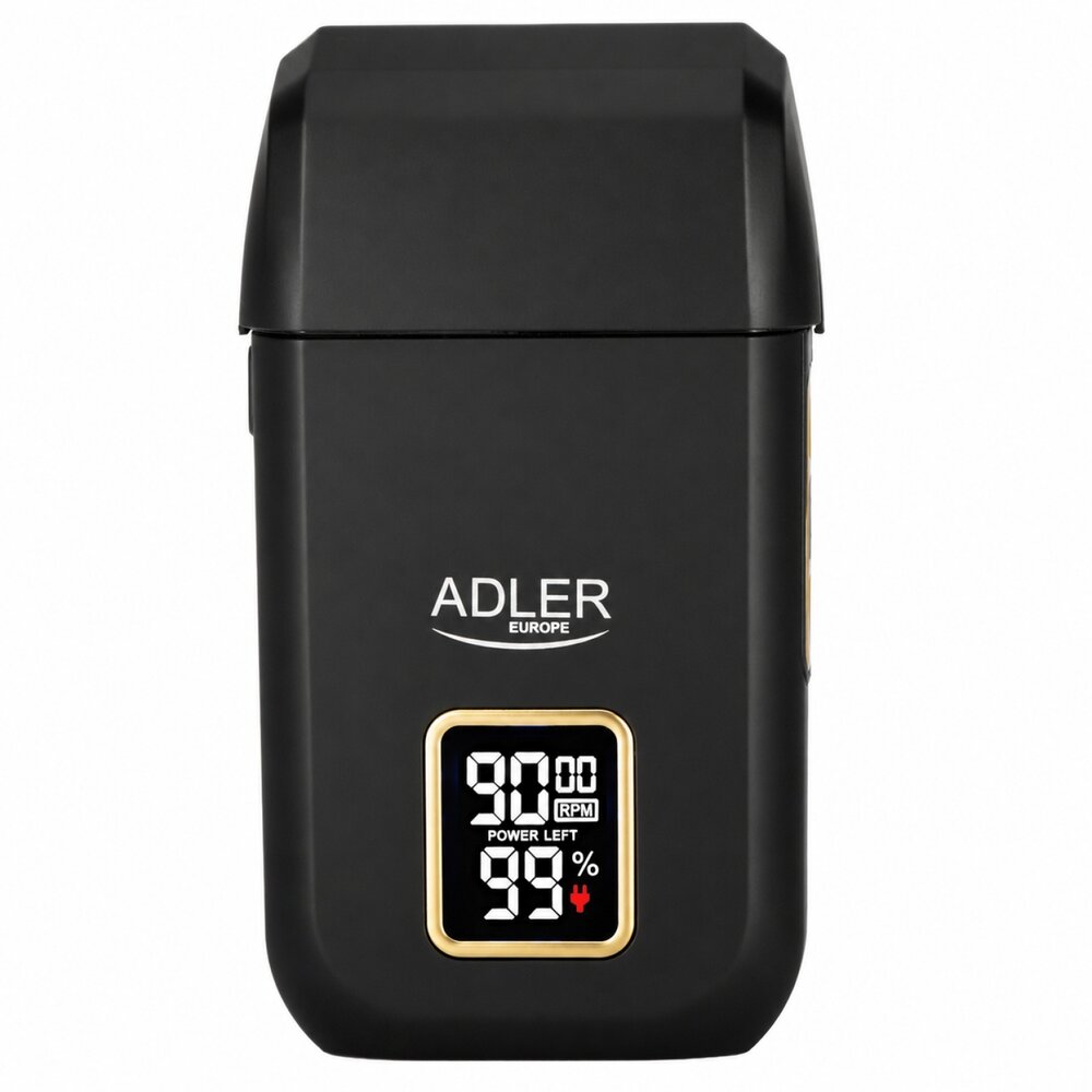 Adler Adler AD 2947 Foil Barber Shaver - Dual Head, Titanium Foil, 3 Speeds, LCD, USB-C Adler Adler AD 2947 Foil Barber Shaver - Dual Head, Titanium Foil, 3 Speeds, LCD, USB-C