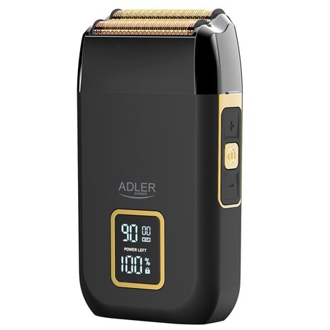 Adler Adler AD 2947 Foil Barber Shaver - Dual Head, Titanium Foil, 3 Speeds, LCD, USB-C Adler Adler AD 2947 Foil Barber Shaver - Dual Head, Titanium Foil, 3 Speeds, LCD, USB-C