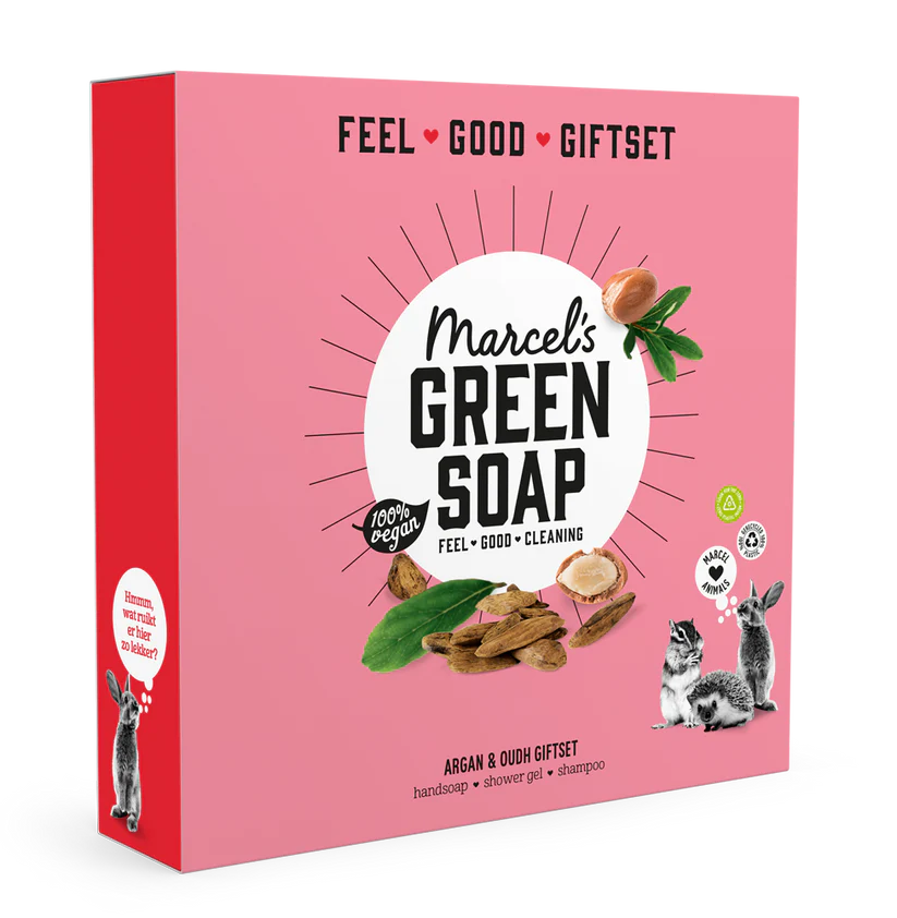Marcels Marcels Green Soap Giftbox 3pcs Argan & Oudh