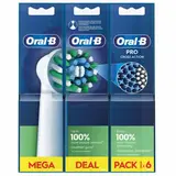 Oral B Oral-B Opzetborstels 6pcs Pro Cross Action Oral B Oral-B Opzetborstels 6pcs Pro Cross Action