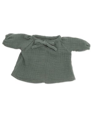  Blouse forest green voor Knuffelpop