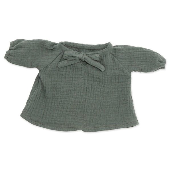 Blouse forest green voor Knuffelpop