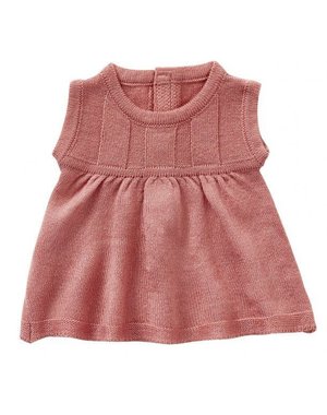 Jurkje roze gebreid 50cm