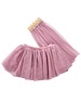  Tule rok met sluier voor de pop paars/roze 45cm