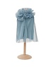  Tule cape voor de pop blauw 45cm