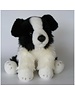  Zittende Border Collie zwart/wit 30cm