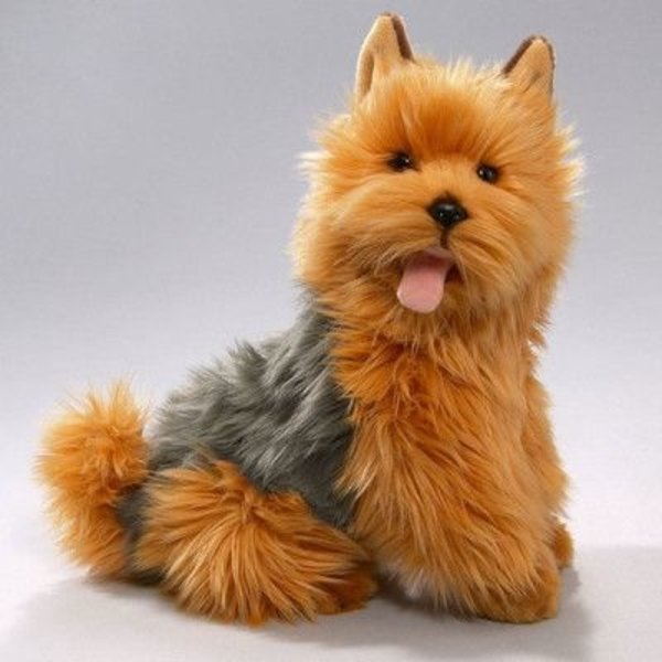 Pluche Zittende Yorkshire Terrier 37 cm