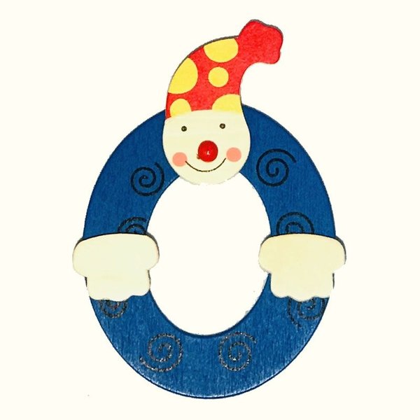 Mamamemo Clown letter O (6 ST)