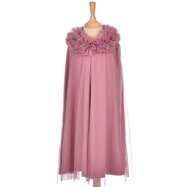 Tule cape paars/roze 6-8 jaar