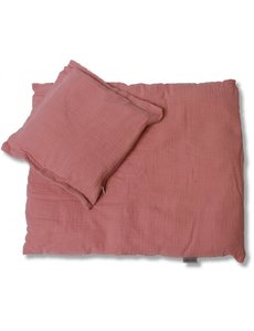 Bedset dusty roze 50cm