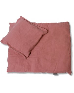 Bedset dusty roze 50cm