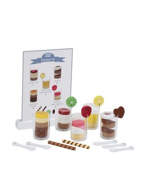 Desserts in een glas