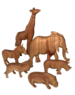 Papoose Toys African Animals Natural/6 pieces