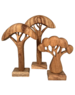 Papoose Toys African Trees Natural/ 3pc