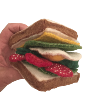 Papoose Toys Sandwich and toppings