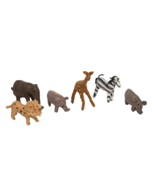 Papoose Toys African Animals Small/6