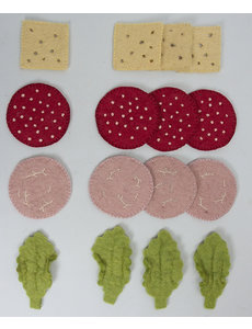 Papoose Toys Sandwich Toppings/16pc