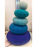 Papoose Toys Stacking Set/5pc Blue