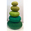 Papoose Toys Stacking Set/5pc Green