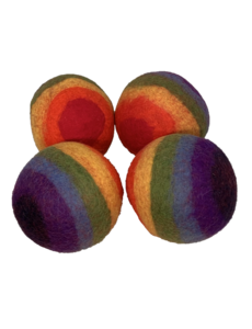 Papoose Toys Rainbow Ball 12.5cm/4pc Large