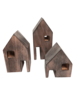 Papoose Toys Wood Block Houses/3pc
