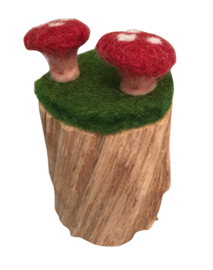 Papoose Toys Toadstool Trunk Set/3 red