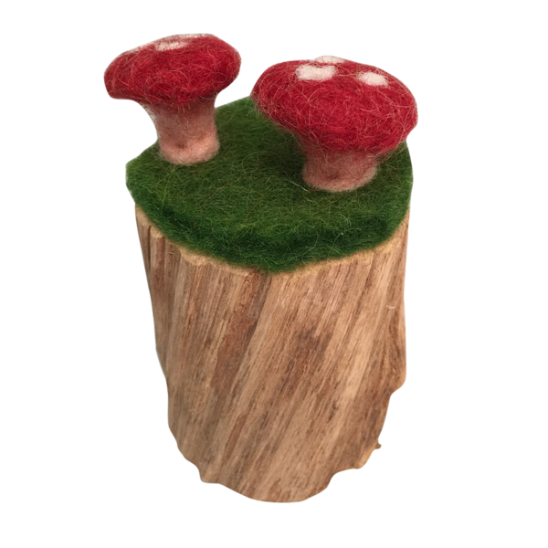 Papoose Toys Toadstool Trunk Set/3 red