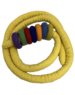 Papoose Toys Yellow Felt Rope and 7 Felt Doughnuts