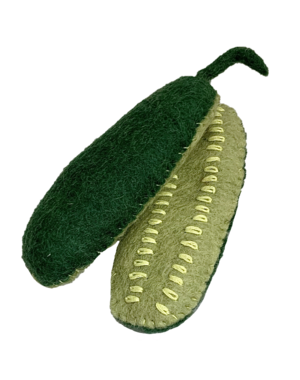 Papoose Toys Half Cucumber Slices/4pc