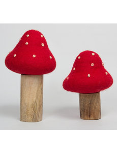 Papoose Toys Toadstool Set/2pc