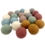 Papoose Toys Earth Felt Balls 3.5cm/28pc