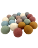 Papoose Toys Earth Felt Balls 3.5cm/28pc