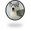 Liggende Husky 60 cm